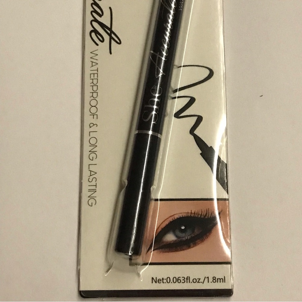 New SHE Liquid Eye Pencil Black El 101 Accentuate Waterproof Long Lasting